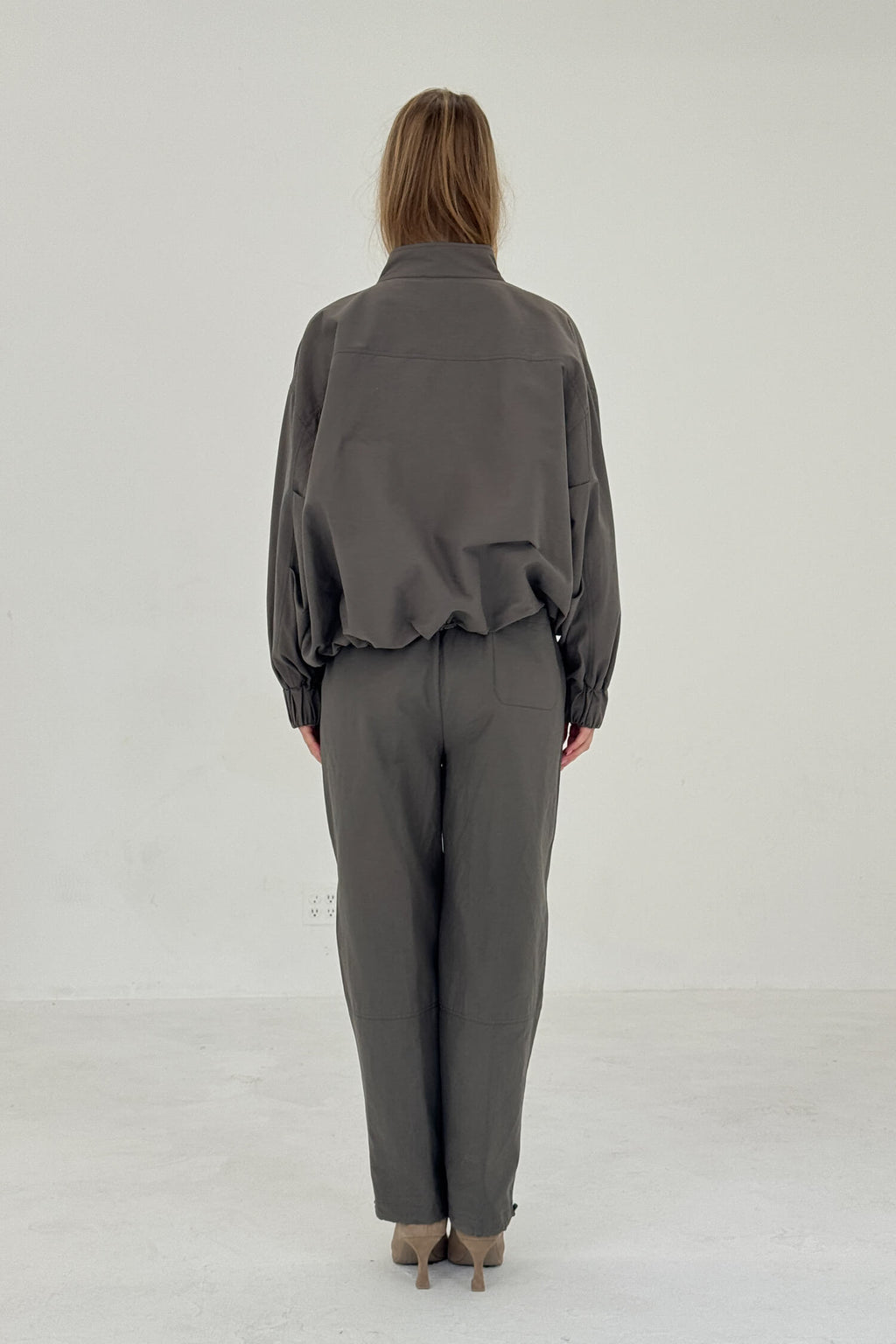 SABLE JACKET IN CHARCOAL