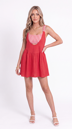 GINGHAM ATHLETIC DRESS